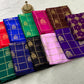 Pure Mysore Silk Allover Zari Woven Saree