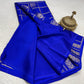 Pure Mysore Silk Allover Zari Woven Saree