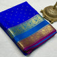 Pure Mysore Silk Motif and Checked Pattern Saree