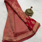 Pure brocade mysore silk 120 grm thickness saree