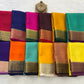 Pure mysore silk copper zari border 120 grm thickness saree