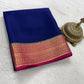 Pure mysore silk copper zari border 120 grm thickness saree