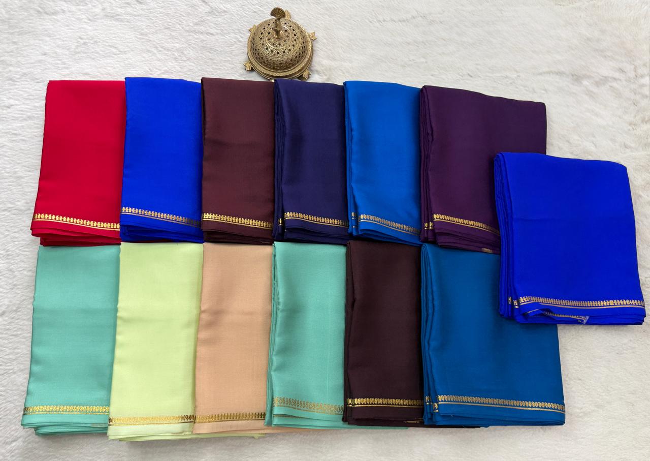 Pure mysore silk saree