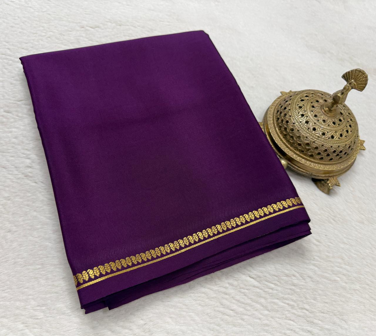 Pure mysore silk saree