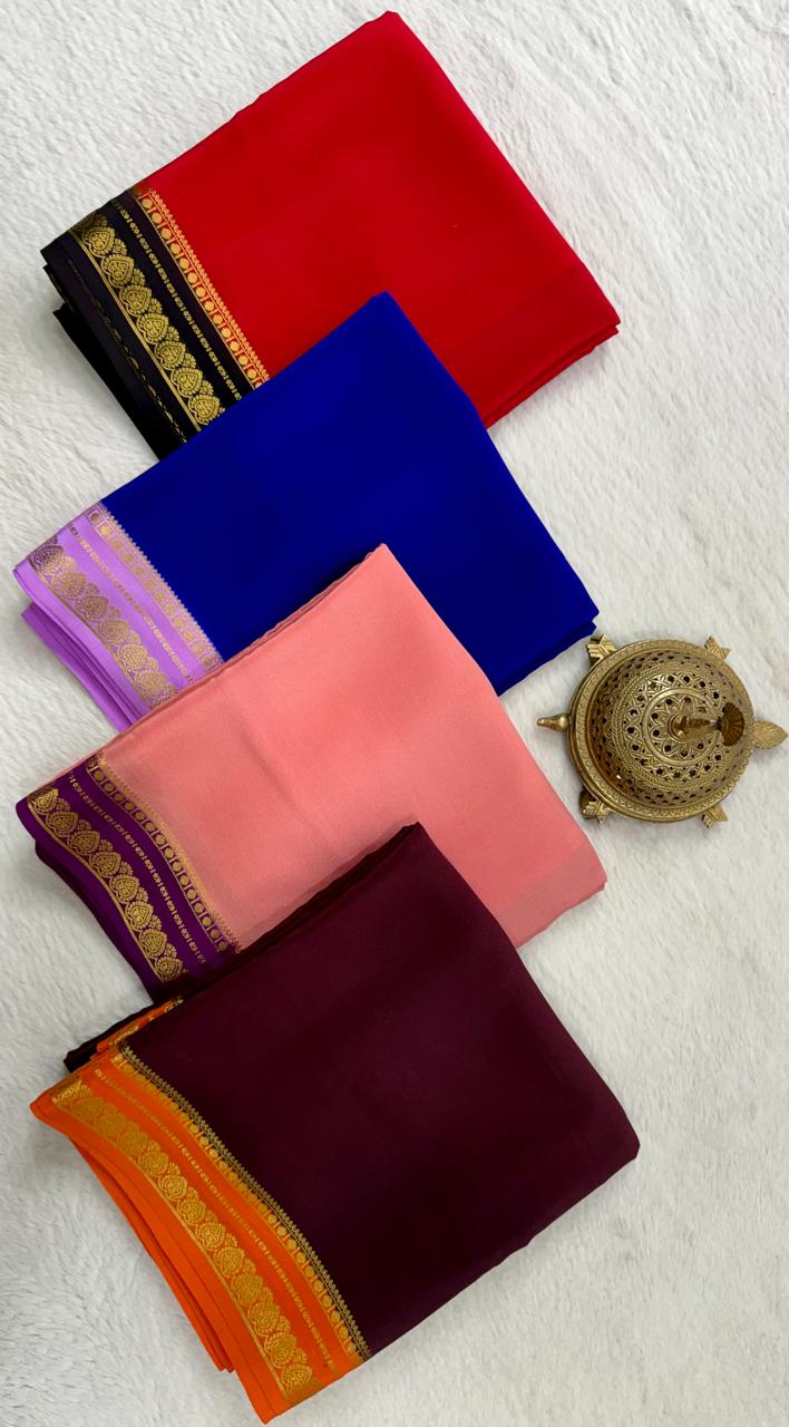 Pure Mysore Silk CSG Saree