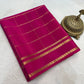 Pure Mysore Silk Saree With Pure Real Gold and Real Silver Zari Work
