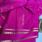 Pure Mysore Silk Saree With Pure Real Gold and Real Silver Zari Work