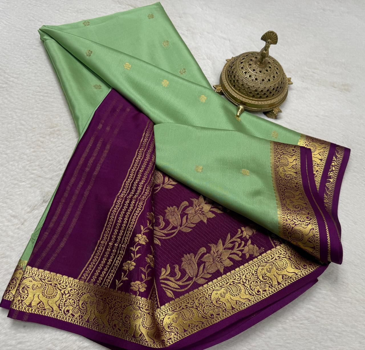 Pure Mysore Silk Saree
