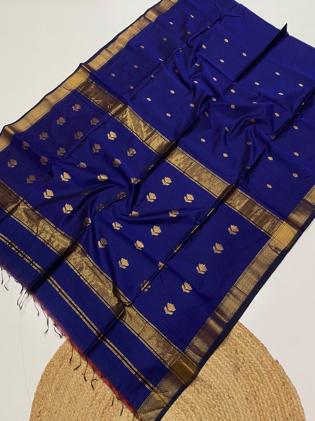 Maheshwari handloom silk cotton saree
