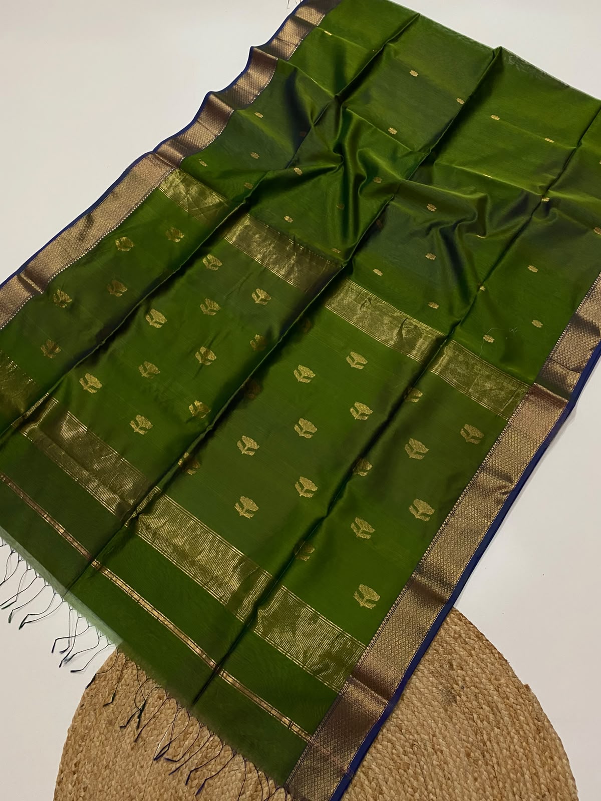 Maheshwari handloom silk cotton saree