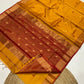 Maheshwari zari border buta saree