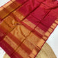 Maheshwari handloom zari border all over zari checks saree