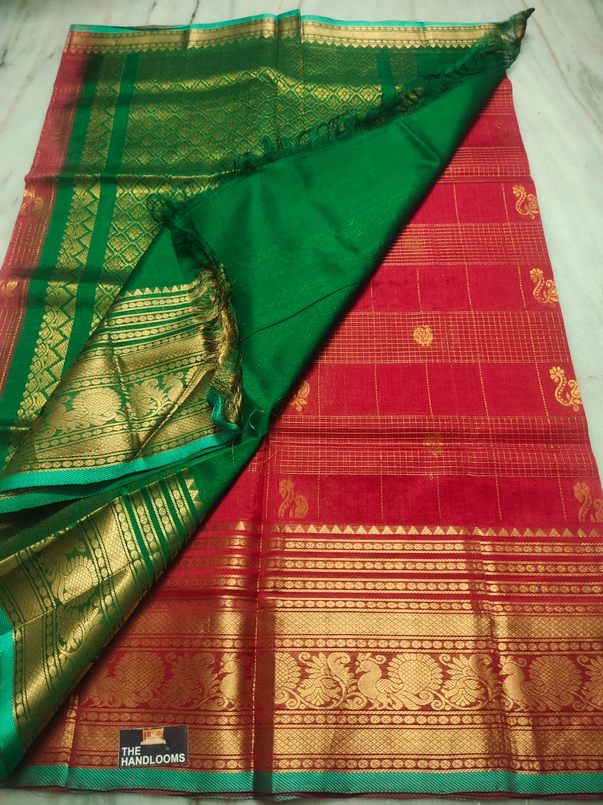 Kuppadam Pattu Kanchi Border Saree