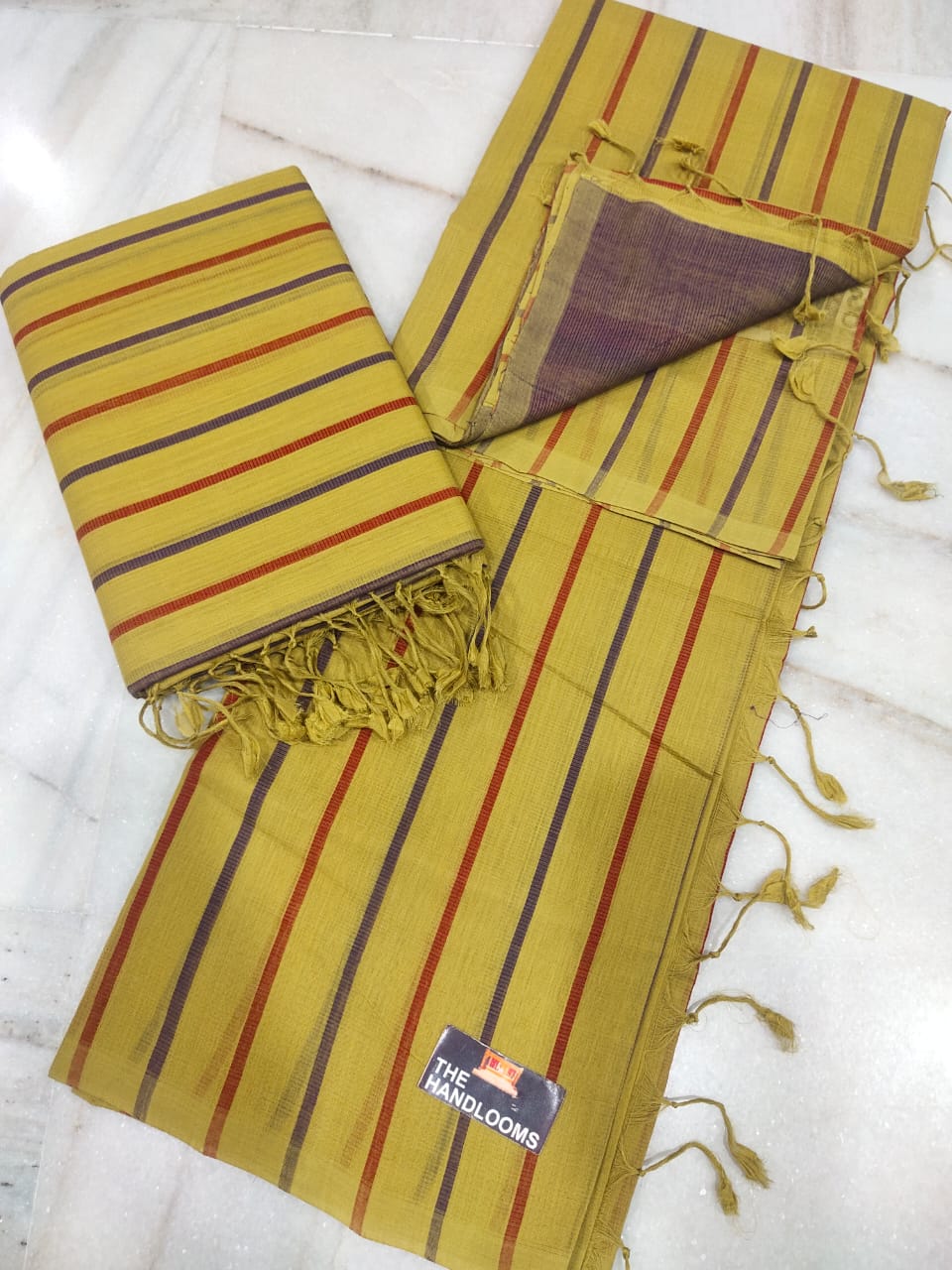 Mangalagiri Pure Handloom Cotton by Cotton Saree