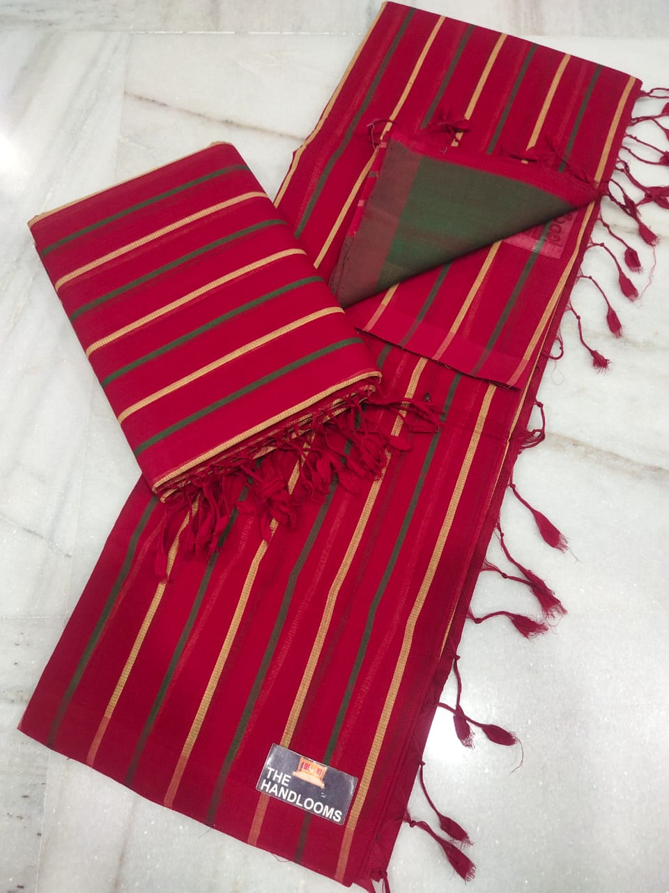 Mangalagiri Pure Handloom Cotton by Cotton Saree