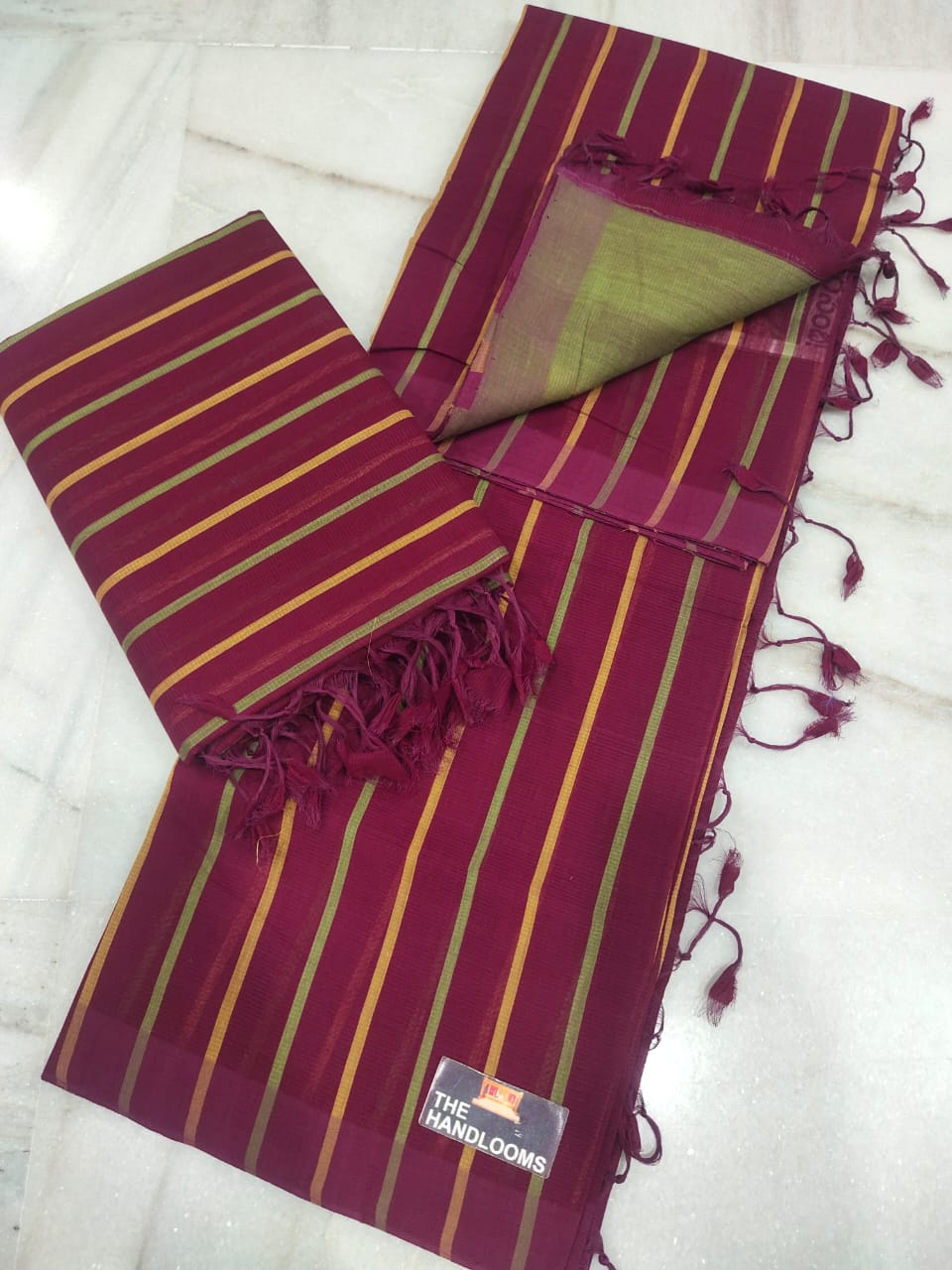 Mangalagiri Pure Handloom Cotton by Cotton Saree