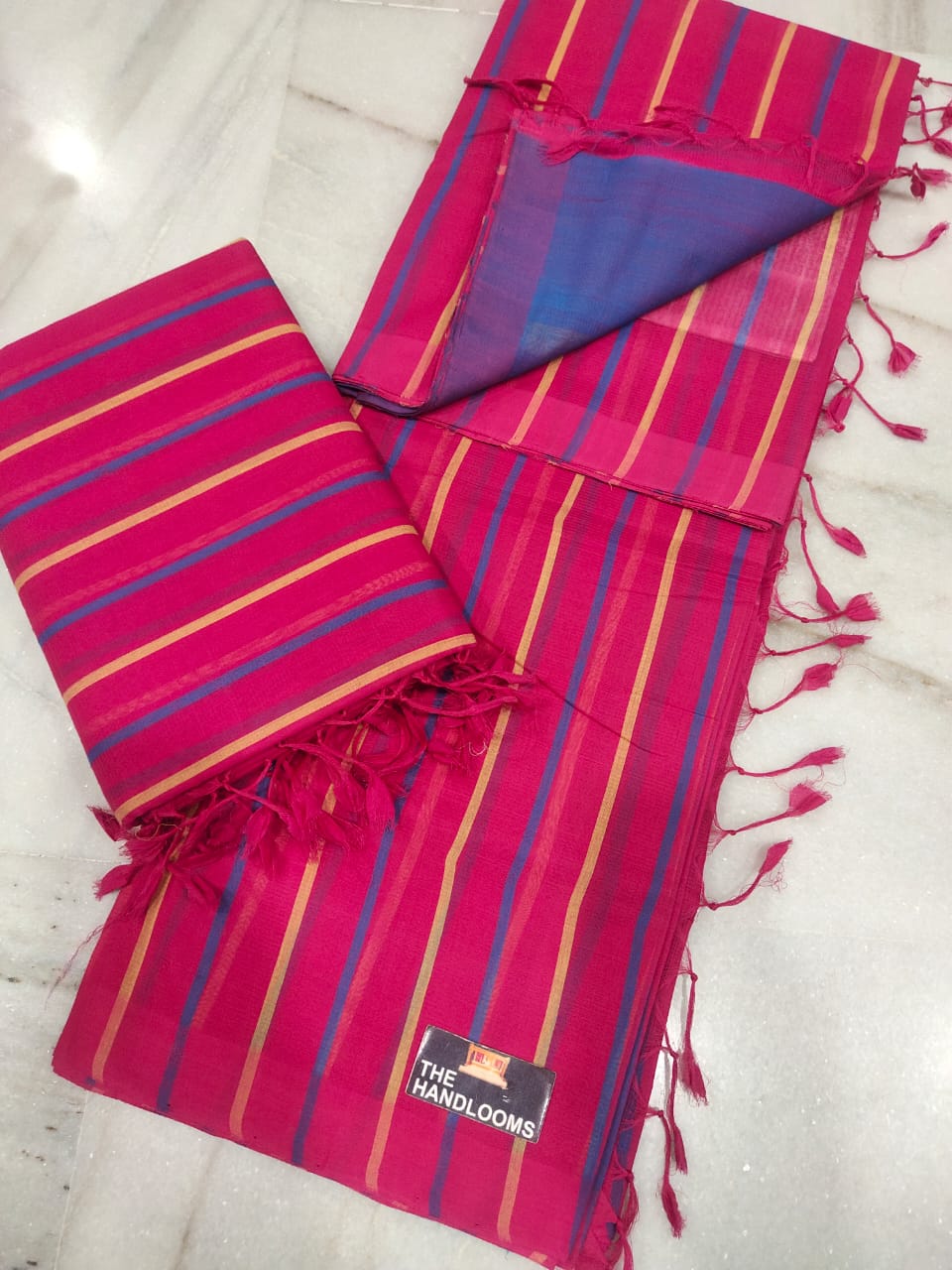 Mangalagiri Pure Handloom Cotton by Cotton Saree