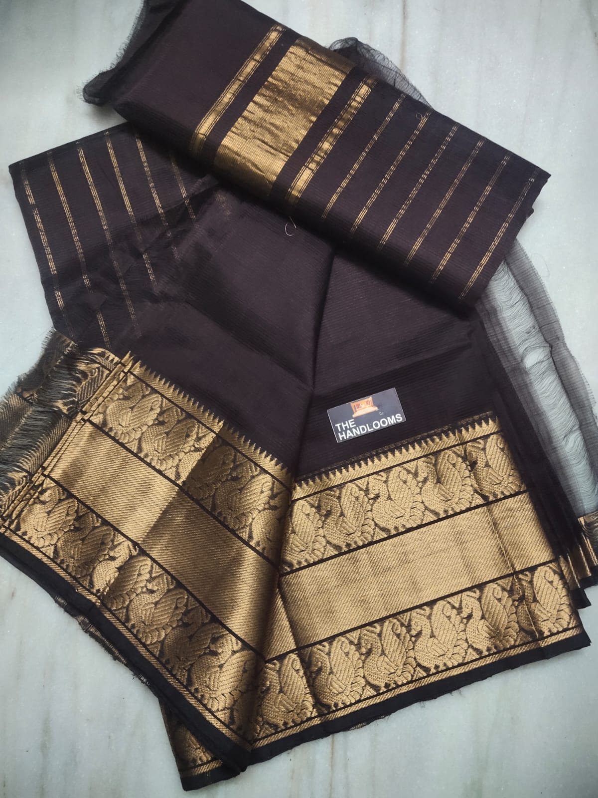 Mangalagiri Pure Handloom Pattu by Cotton Saree