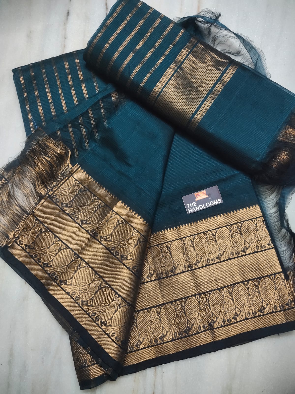 Mangalagiri Pure Handloom Pattu by Cotton Saree