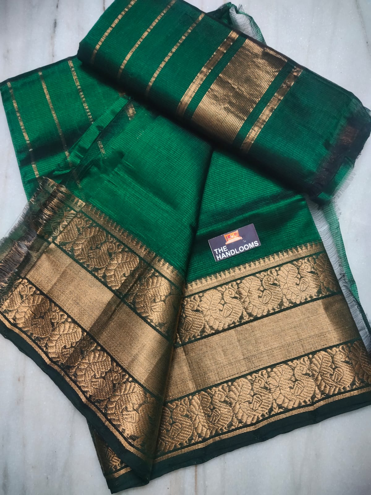 Mangalagiri Pure Handloom Pattu by Cotton Saree