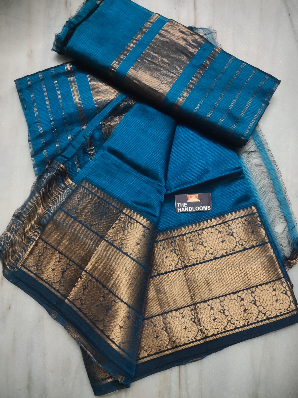 Mangalagiri Pure Handloom Pattu by Cotton Saree