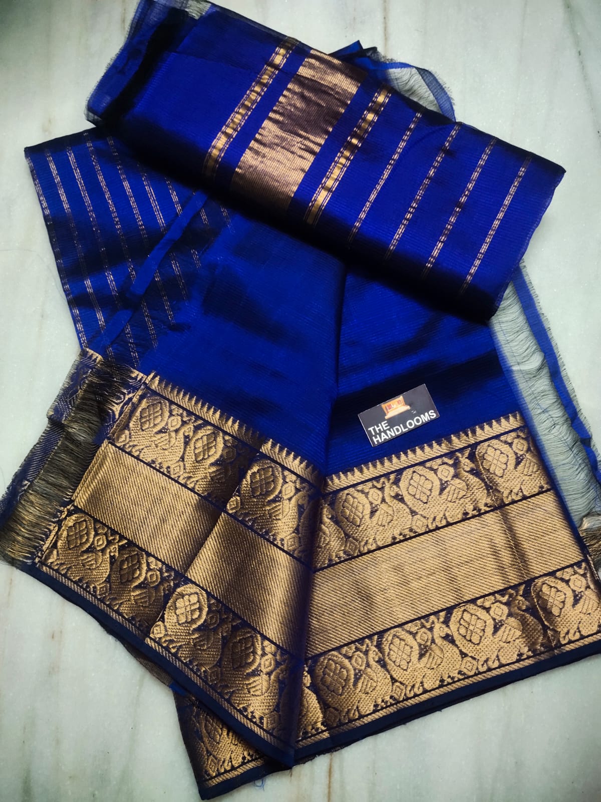 Mangalagiri Pure Handloom Pattu by Cotton Saree