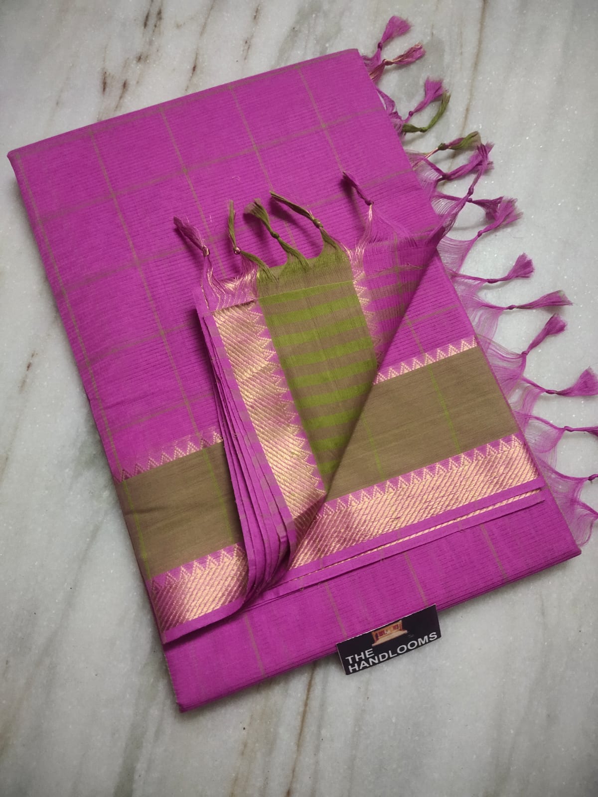 Mangalagiri Pure Handloom Cotton by Cotton Saree