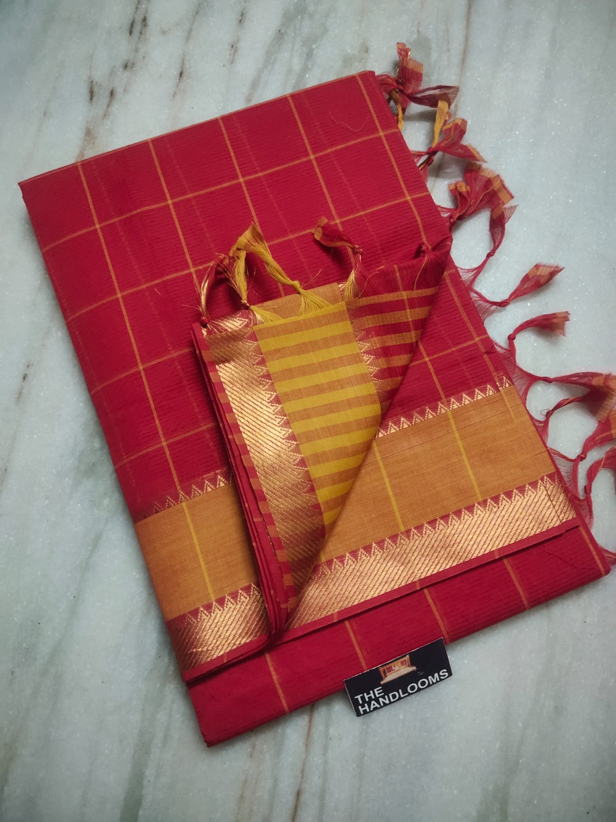 Mangalagiri Pure Handloom Cotton by Cotton Saree