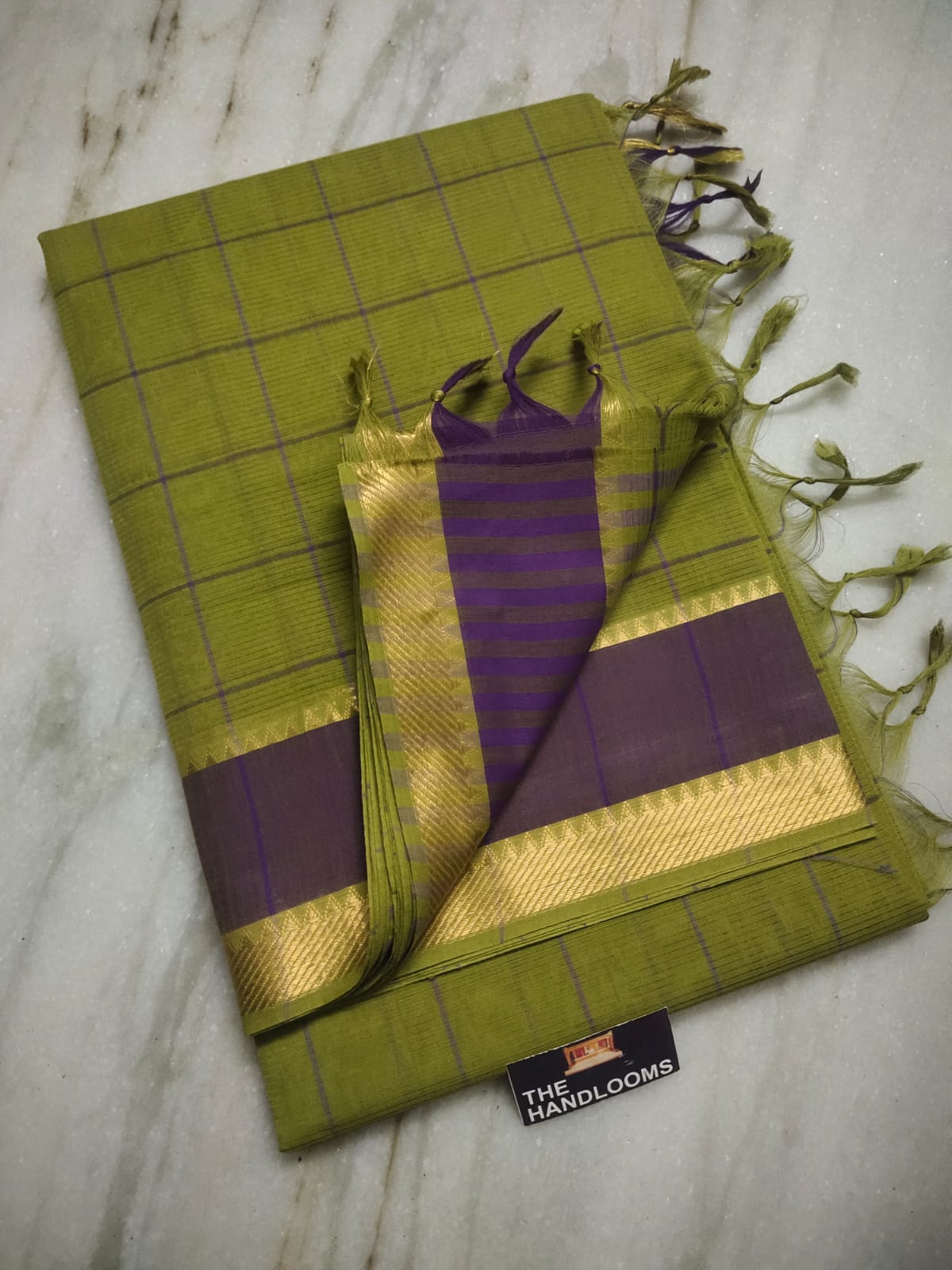 Mangalagiri Pure Handloom Cotton by Cotton Saree