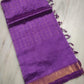 Mangalagiri pattu two side zari border middle zari check saree