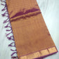 Mangalagiri pattu two side zari border middle zari check saree
