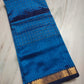Mangalagiri pattu two side zari border middle zari check saree