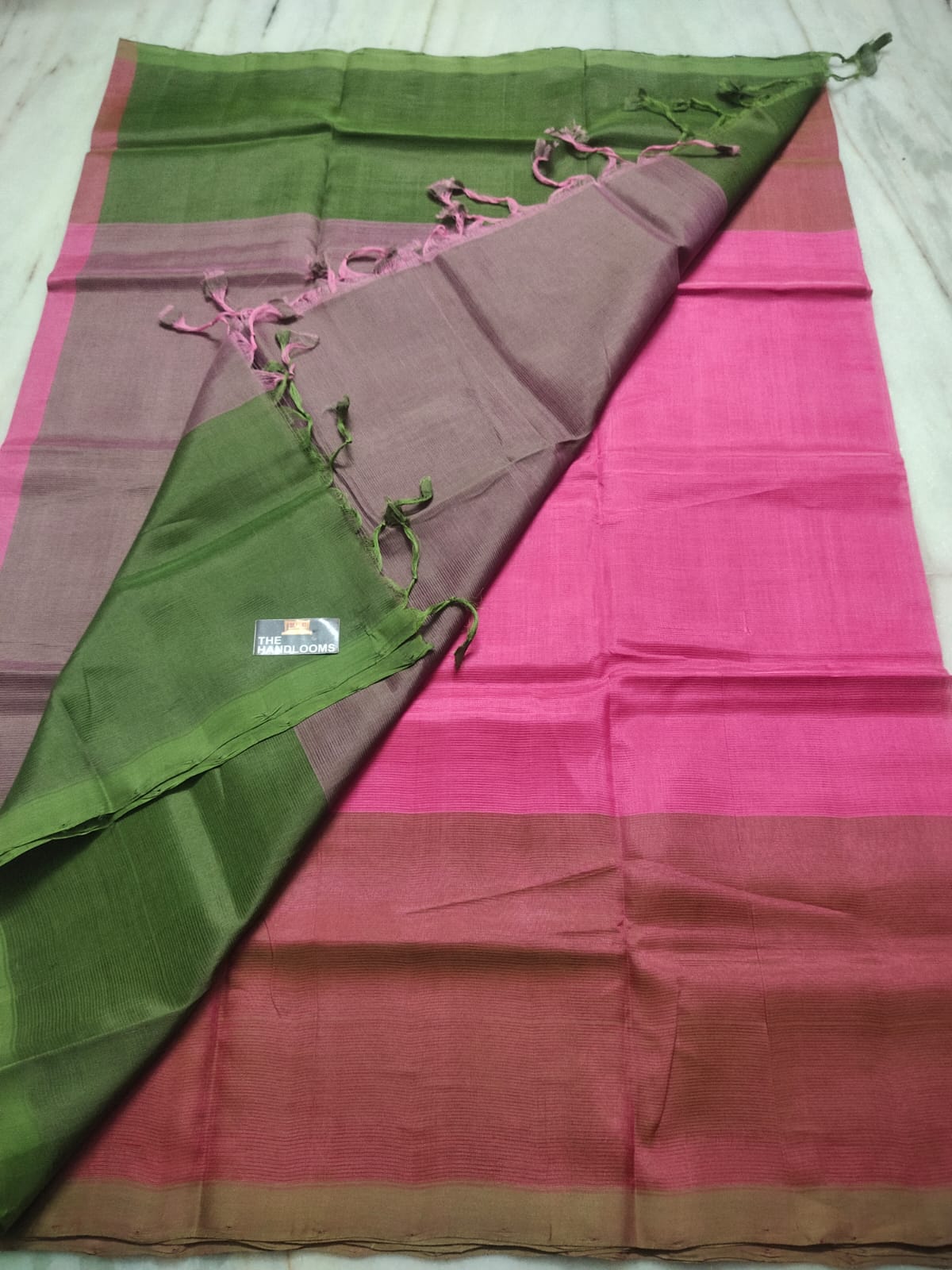 Mangalagiri Pure Handloom Pattu by Cotton Saree