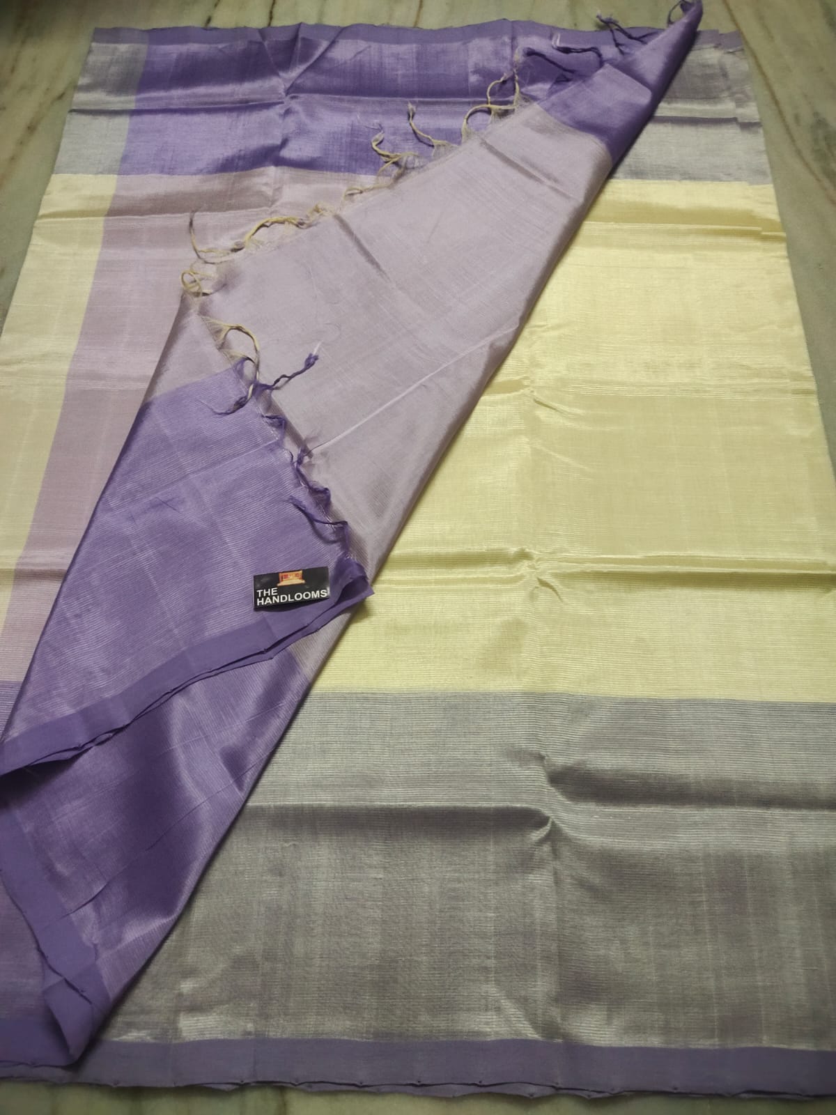 Mangalagiri Pure Handloom Pattu by Cotton Saree
