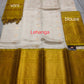 Mangalagiri Pure Handloom Orginal Kuppatam Pattu Silk Cotton Lehenga Material