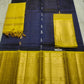 Mangalagiri Pure Handloom Orginal Kuppatam Pattu Silk Cotton Lehenga Material