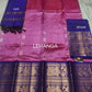 Mangalagiri Pure Handloom Orginal Kuppatam Pattu Silk Cotton Lehenga Material
