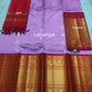 Mangalagiri Pure Handloom Orginal Kuppatam Pattu Silk Cotton Lehenga Material