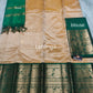 Mangalagiri Pure Handloom Orginal Kuppatam Pattu Silk Cotton Lehenga Material