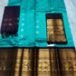 Mangalagiri Pure Handloom Orginal Kuppatam Pattu Silk Cotton Lehenga Material