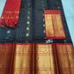 Mangalagiri Pure Handloom Orginal Kuppatam Pattu Silk Cotton Lehenga Material