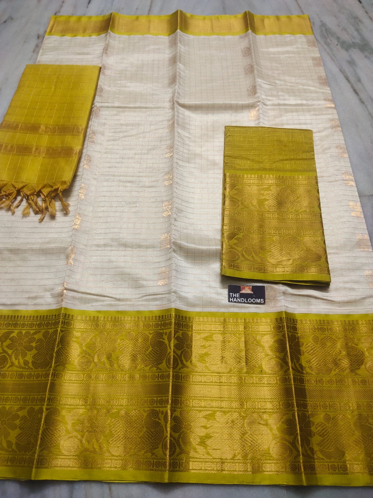 Mangalagiri Pure Handloom Orginal Kuppatam Pattu Silk Cotton Lehenga Material