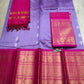 Mangalagiri Pure Handloom Orginal Kuppatam Pattu Silk Cotton Lehenga Material