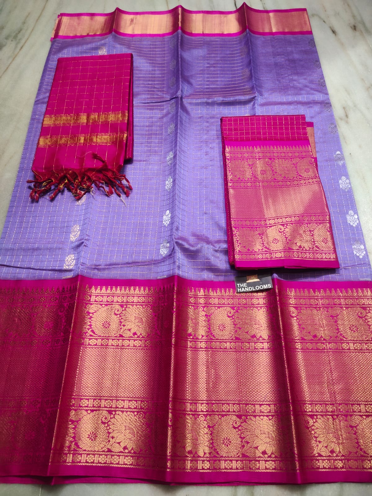 Mangalagiri Pure Handloom Orginal Kuppatam Pattu Silk Cotton Lehenga Material