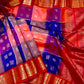 Pure kuppadam pattu checked saree