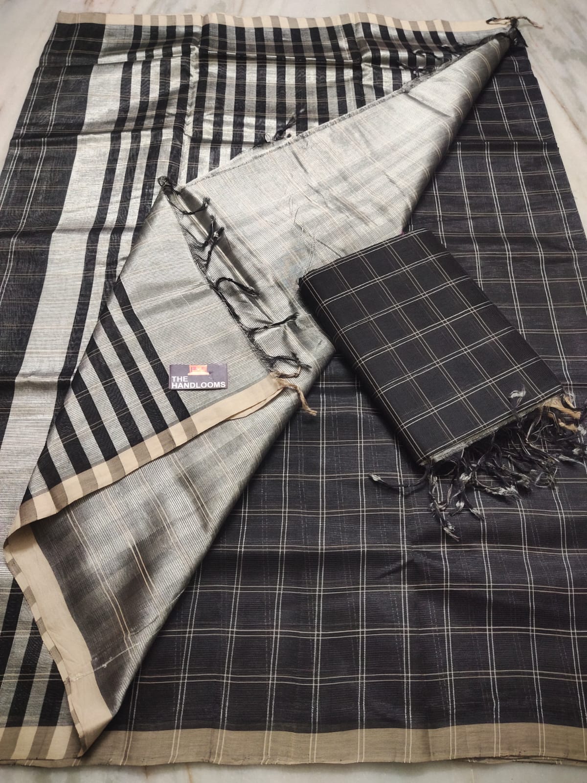 Mangalagiri Pure Handloom Pattu by Cotton Saree