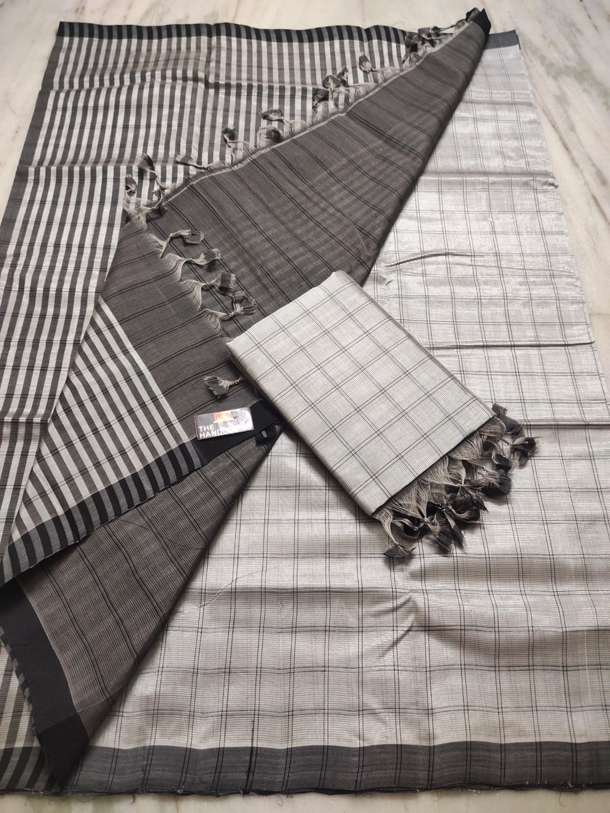 Mangalagiri Pure Handloom Pattu by Cotton Saree