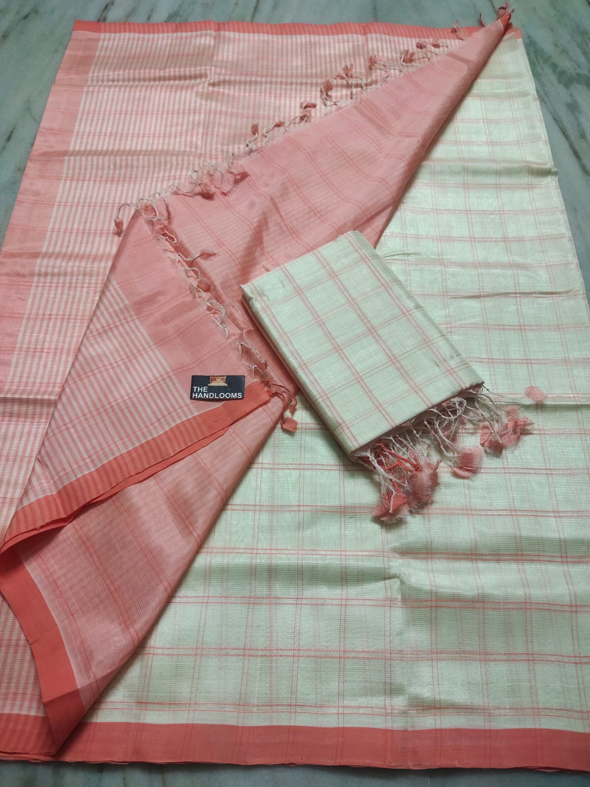 Mangalagiri Pure Handloom Pattu by Cotton Saree