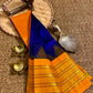 Mangalagiri pure kuppatam pattu silk cotton temple border saree