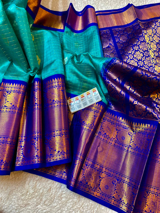 Mangalagiri pure kuppatam pattu silk cotton saree
